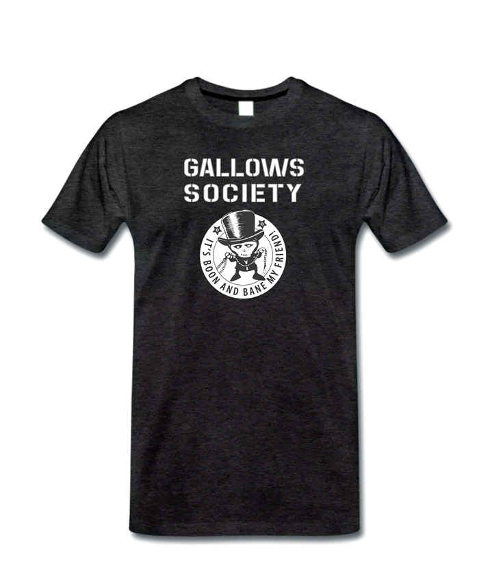 Gallows Society punkrock shirt (black) - 15 Euro
