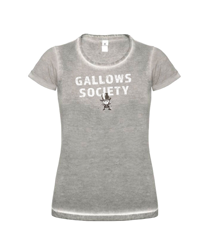 Gallows Society punkrock shirt grau